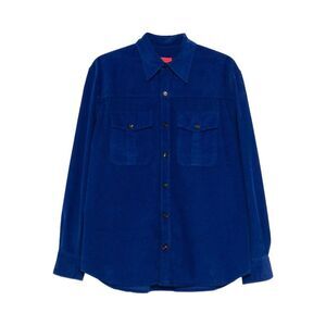 Isaia Blue Shirts Men